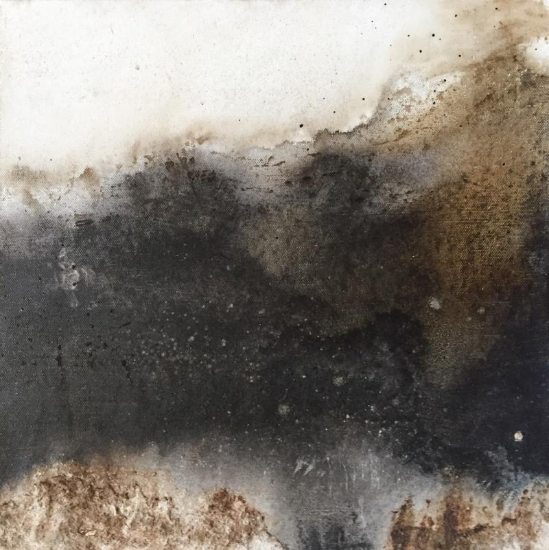 Experiment Wachs, Asche und Pigment